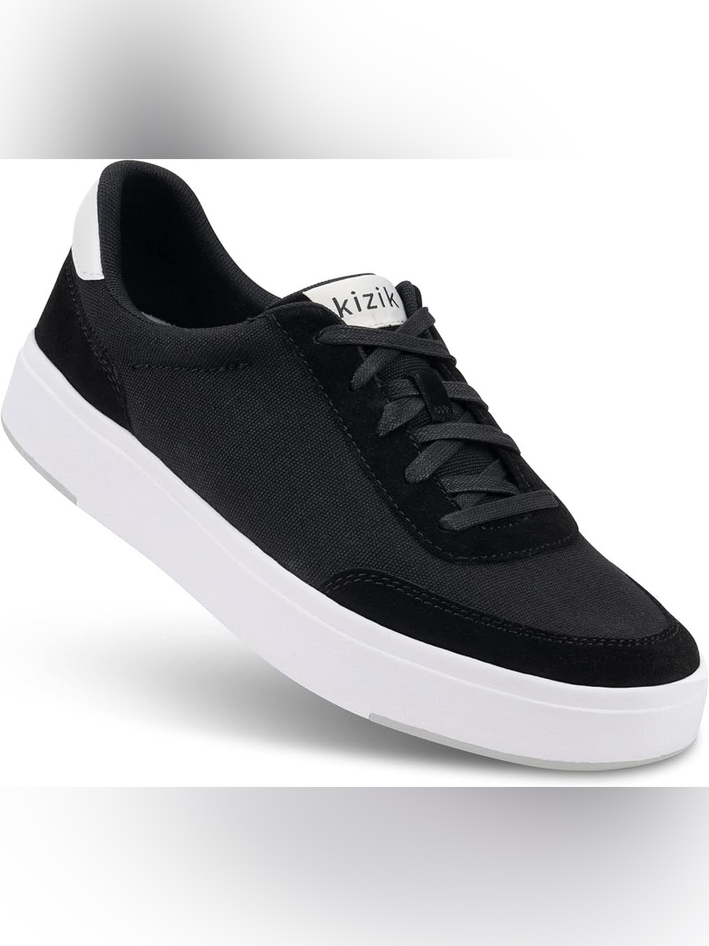 Kizik Hands Free Prague Lace Up Slip On Sneakers Black Size 9
